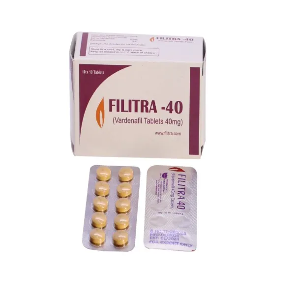 Filitra 40mg -  Vardenafil Tablet 