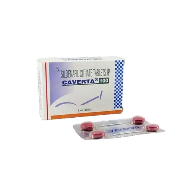 Caverta 100mg - Sildenafil 100mg tablet