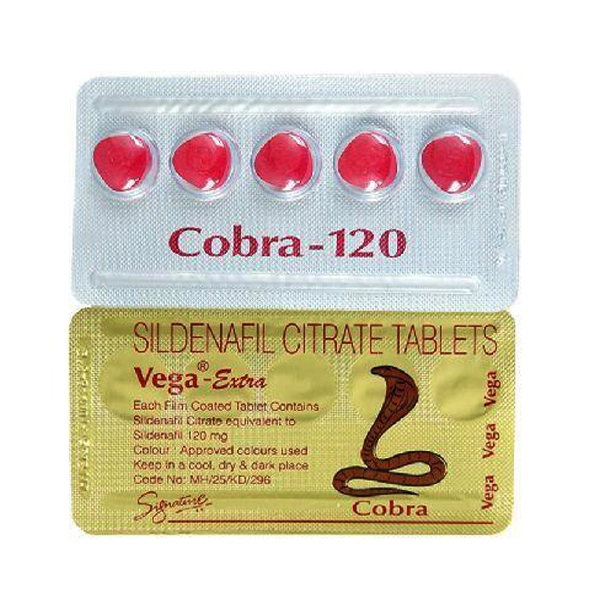 Cobra 120mg – Sildenafil Citrate Tablets