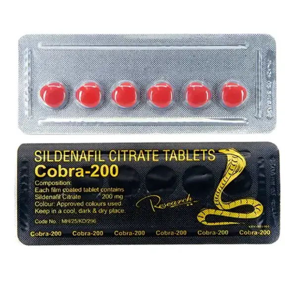 Cobra 200mg - Sildenafil Tablet