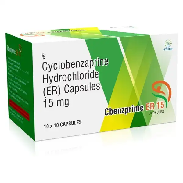 Cyclobenzaprine 15mg - Cbenzprime ER 15mg