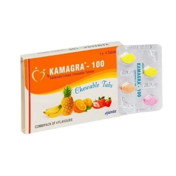 Kamagra Chewable 100mg - Sildenafil Tablets in AUS