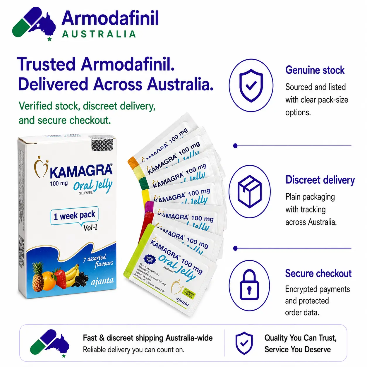 Kamagra Oral Jelly 100mg – Sildenafil 100mg