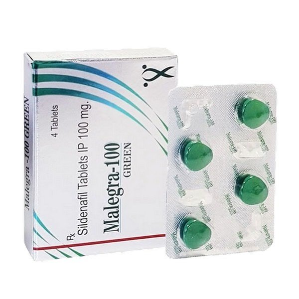 Malegra Green 100mg - Sildenafil 100mg
