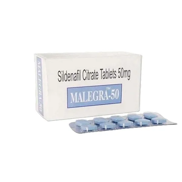 Malegra 50mg - Sildenafil 50mg