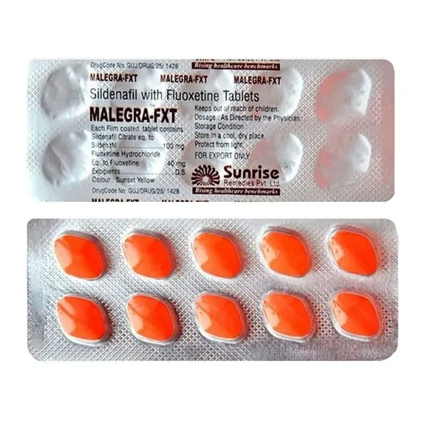 Malegra FXT - Sildenafil Citrate/Fluoxetine