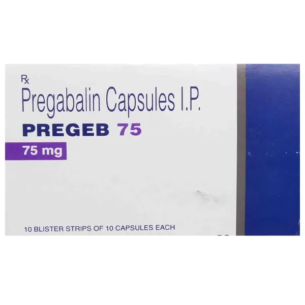 Pregeb 75 mg - Pregabalin Capsules