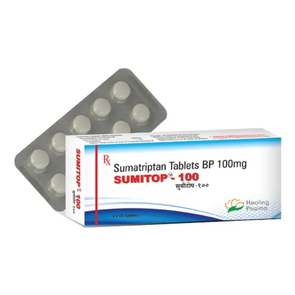 Sumitop 100mg - Sumatriptan Tablet