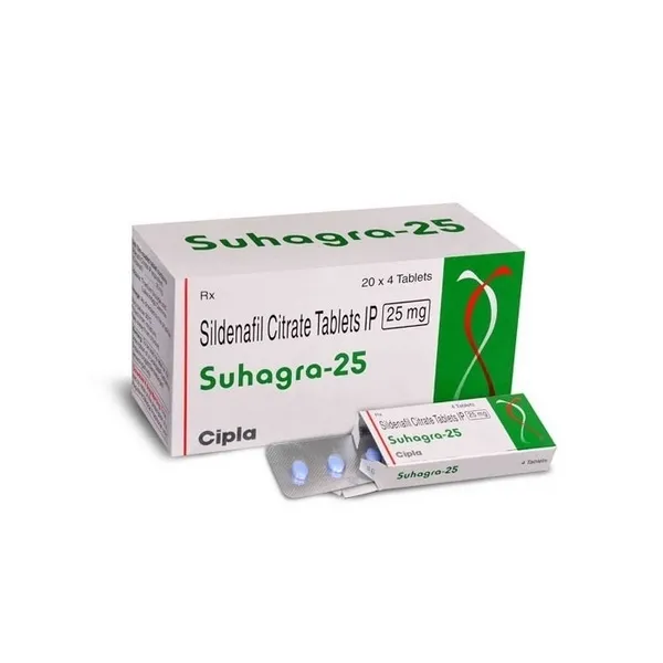 Suhagra 25mg - Sildenafil 25mg