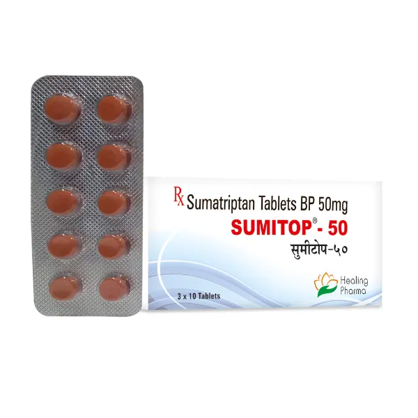 Sumitop 50mg - Sumatriptan Tablet