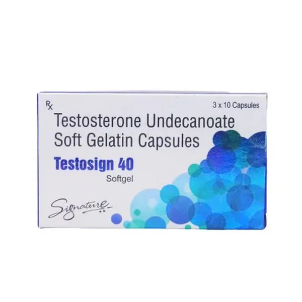 Testosign 40 Soft Gelatin - Testosterone