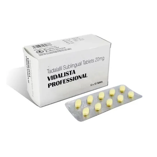 Vidalista Professional 20mg - Sublingual Tablets