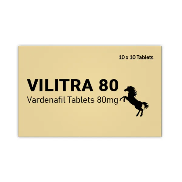 Vilitra 80mg - Vardenafil 80mg Tablet