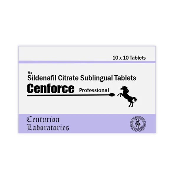 Cenforce Professional 100mg - Sildenafil Citrate- Sublingual Tablet