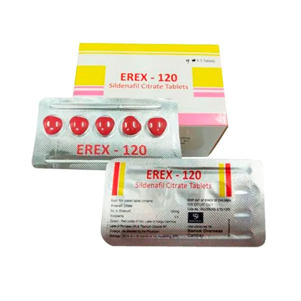 EREX 120 MG - SILDENAFIL CITRATE