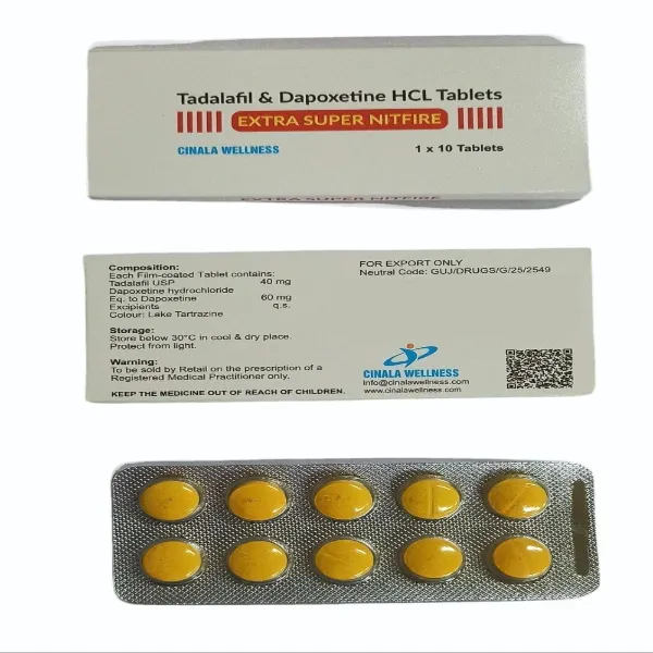 Extra Super Nitfire - Tadalafil/Dapoxetine