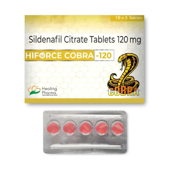Hiforce cobra 120mg - Sildenafil Citrate