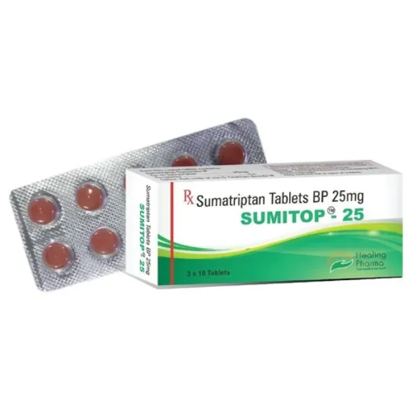 Sumitop 25mg - Sumatriptan Tablet