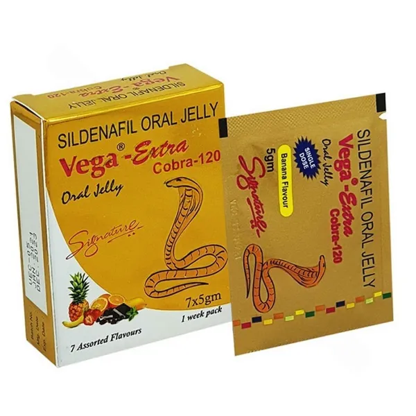 Cobra 120mg Jelly - Sildenafil Citrate