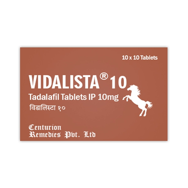 Vidalista 10mg - Tadalafil 10mg