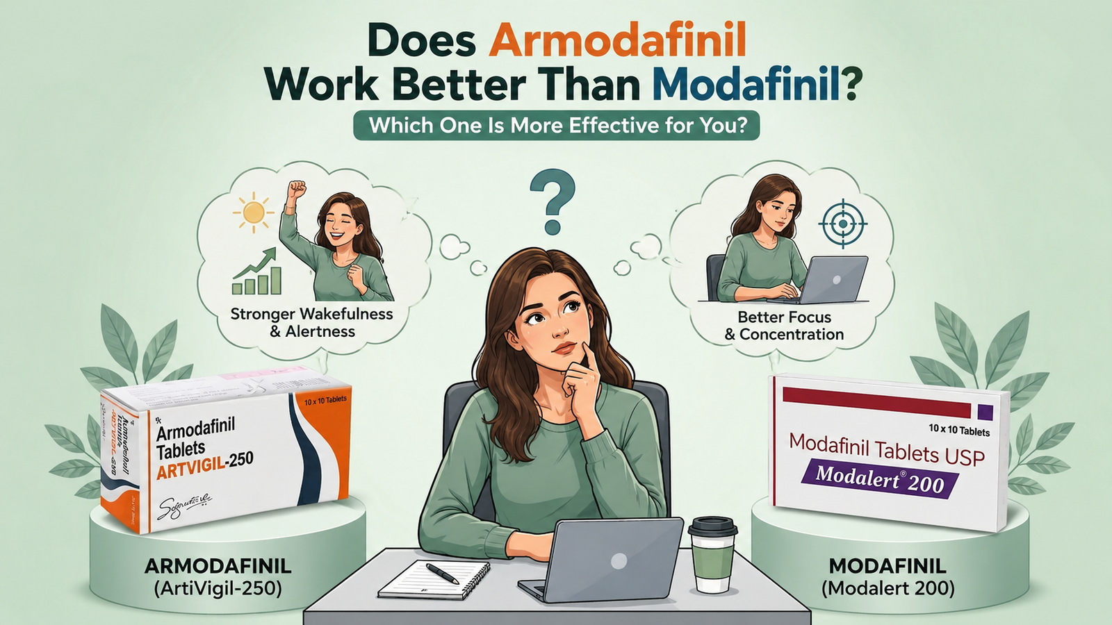 Does Armodafinil work better than Modafinil